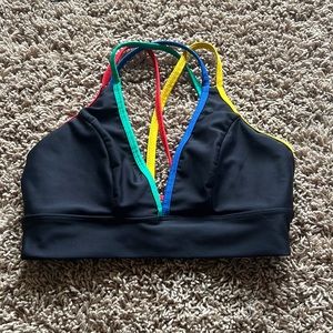 Multicolor Strappy Women's Top